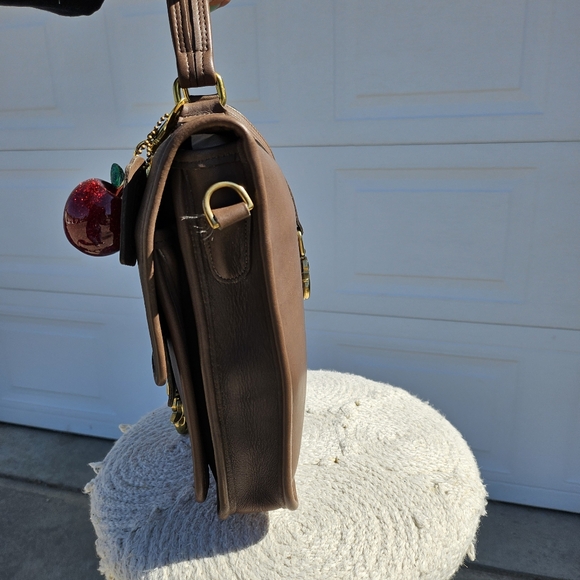 Vintage Coach Station Bag Cross Body Top Handle Purse  5130 - Picture 5 of 10